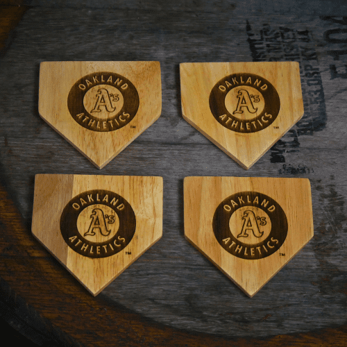 Athletics Wood Coasters