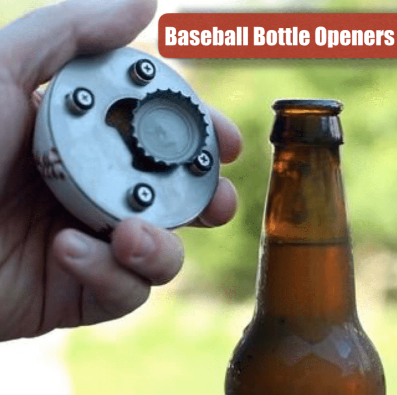 BOTTLE OPENER BASEBALL GIFT