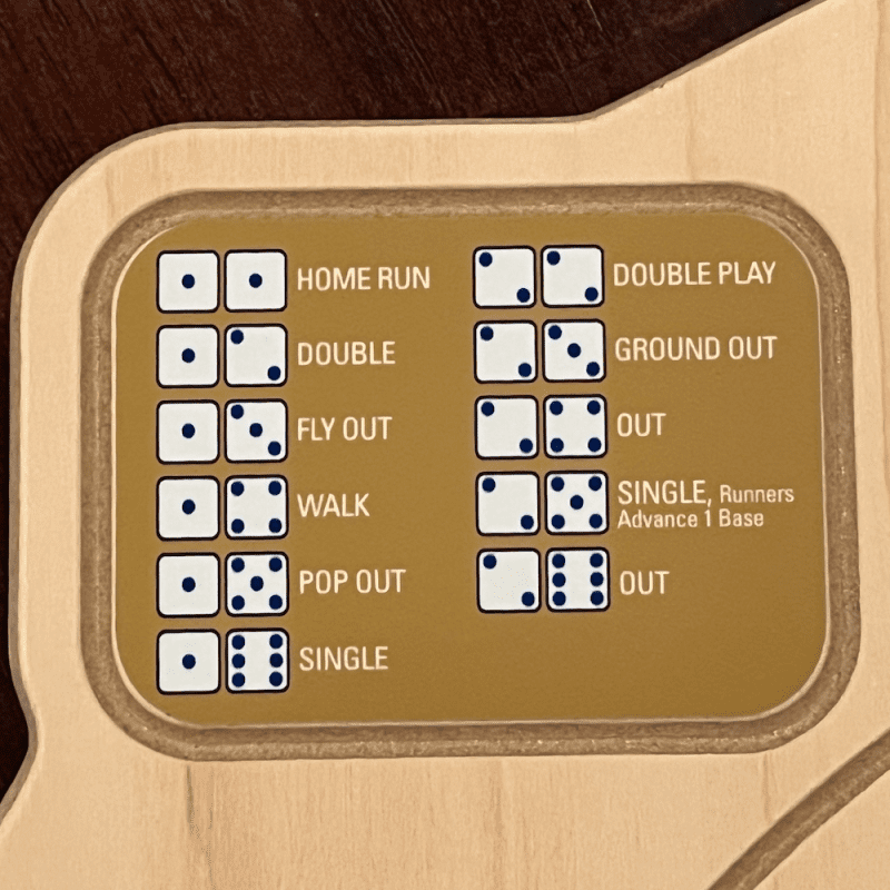 Baseball Board Games Rules Gold 1