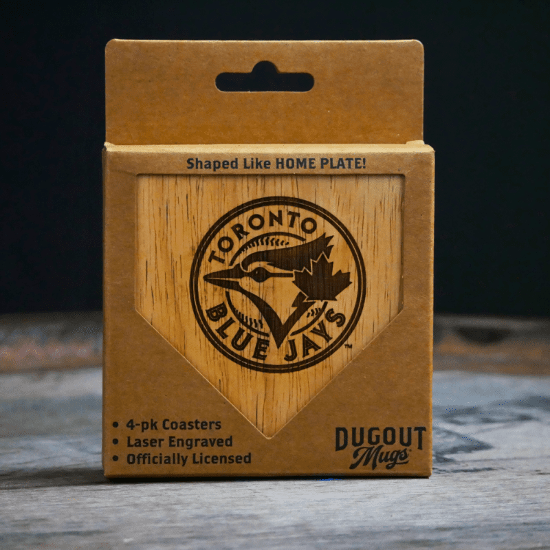 Blue Jays Wood Coaster Pack