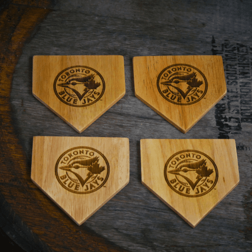 Blue Jays Wood Coasters