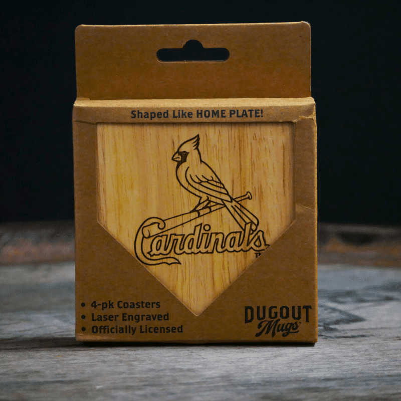 Cardinals Wood Coaster Pack