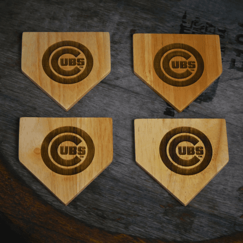 Cubs Wood Coasters