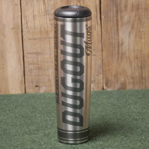 DUGOUT MUG LOGO sTAINLESS BACK