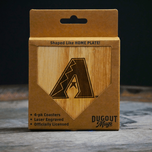 Diamondbacks Wood Coaster Pack