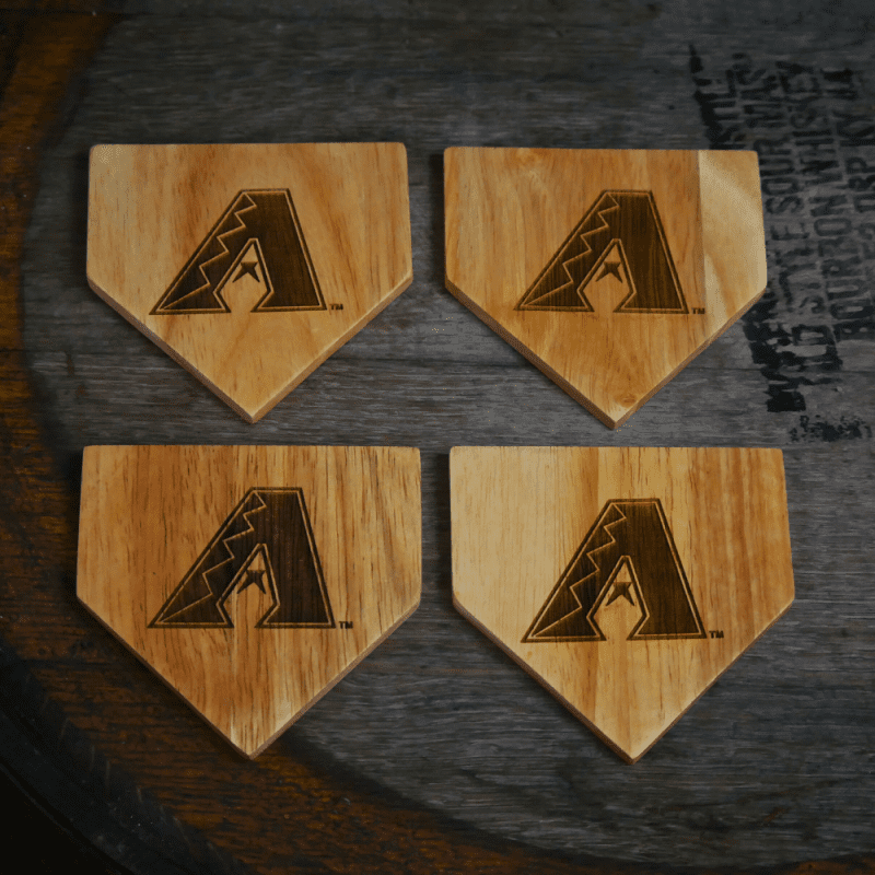 Diamondbacks Wood Coasters