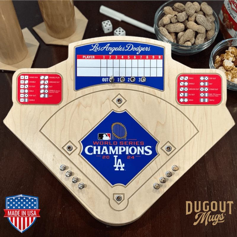 Dodgers World Series Champions Board Game