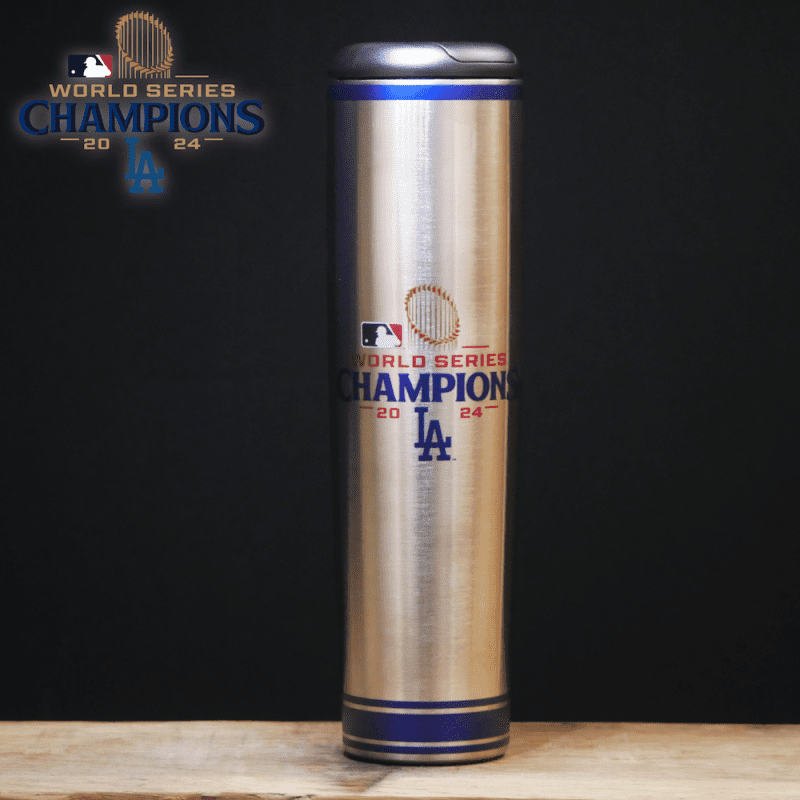 Dodgers World Series Champions Metal Dugout Mugs