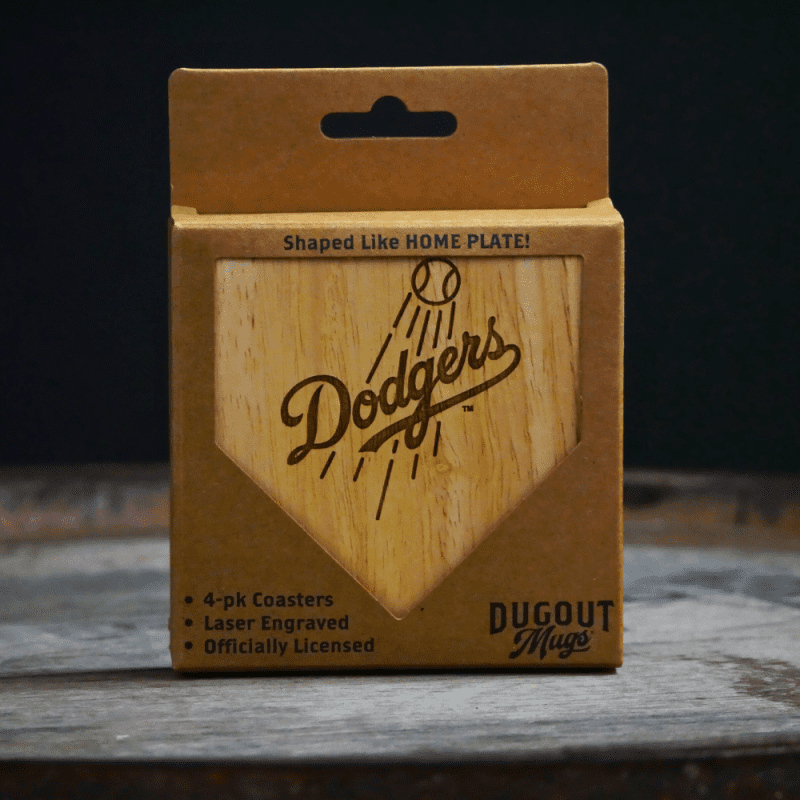 Dodgers Wood Coaster Pack