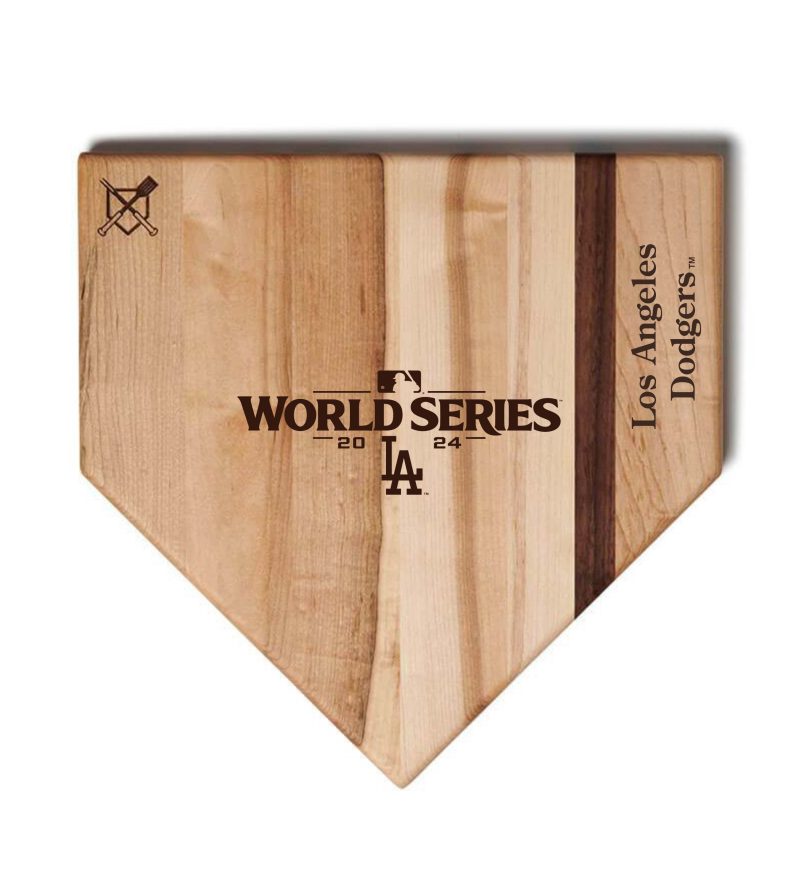 Dodgers World Series 2024 Baseball Home 17in Plate 5922047b 9b4b 40e4 92f3 c15bf519a84a