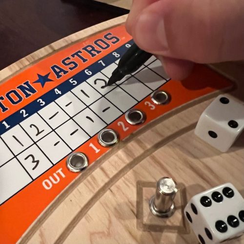 Houston Astros Baseball Board Game Scoreboard