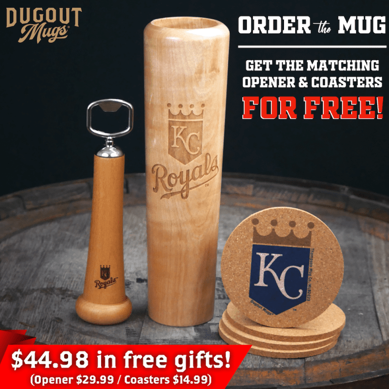 Kansas City Royals Dugout Mugs Bundle Shot Coasters