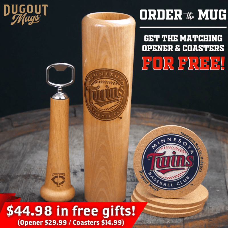 Minnesota Twins Dugout Mugs Bundle Shot Coasters