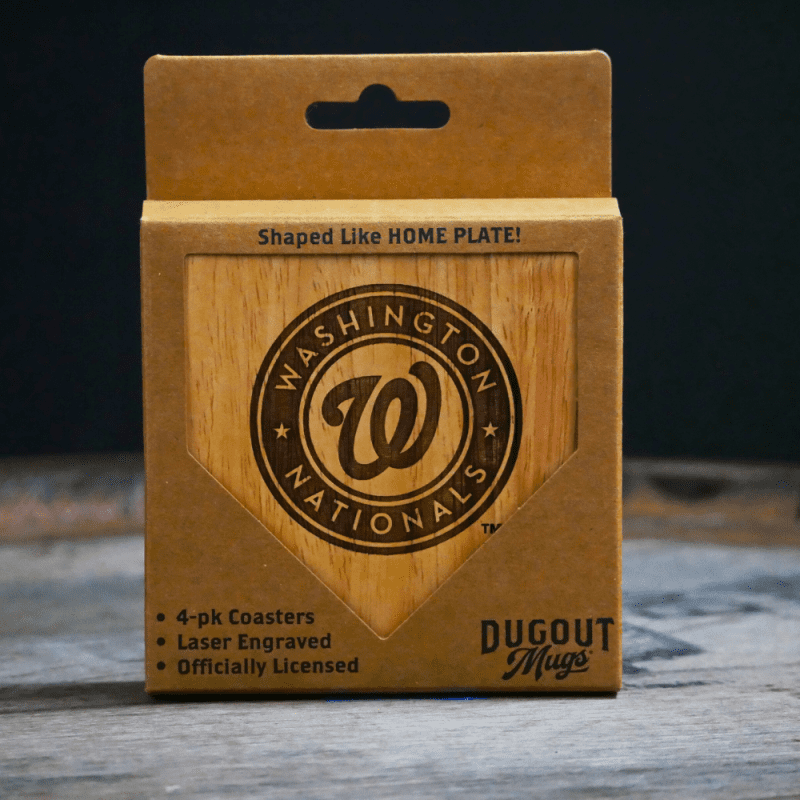 Nationals Wood Coaster Pack