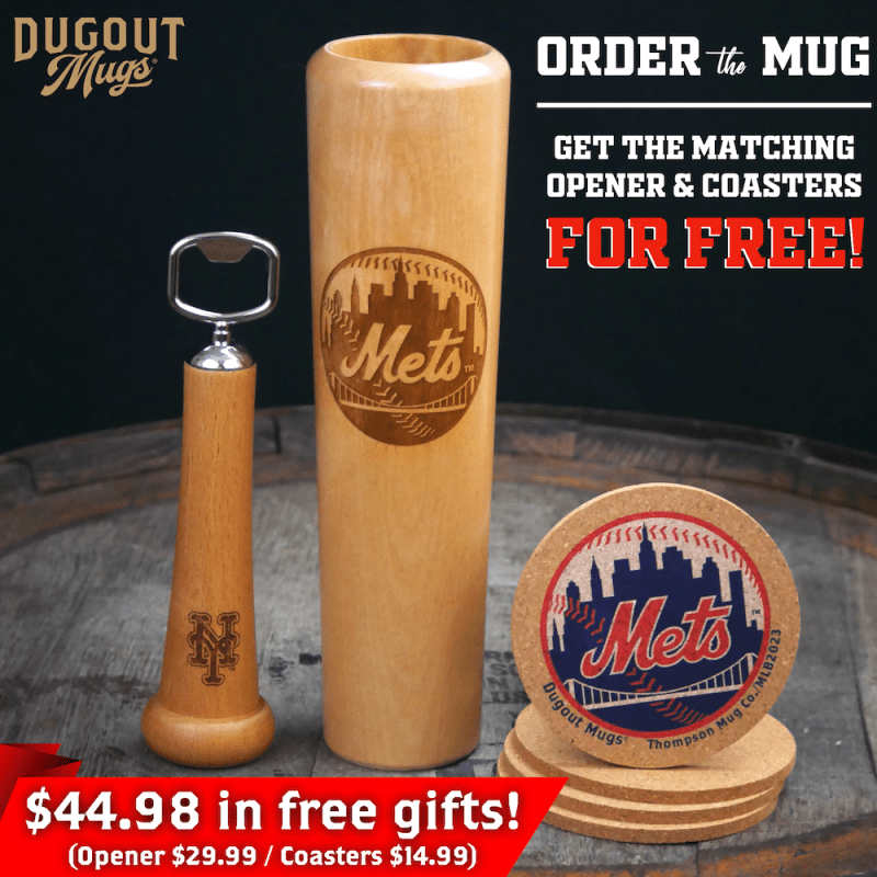 New York Mets Dugout Mugs Bundle Shot Coasters