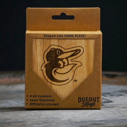 Orioles Wood Coaster Pack