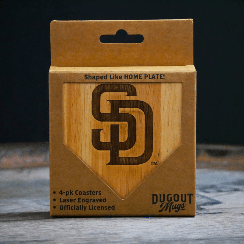 Padres Wood Coaster Pack