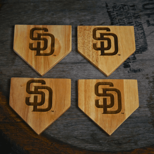 Padres Wood Coasters