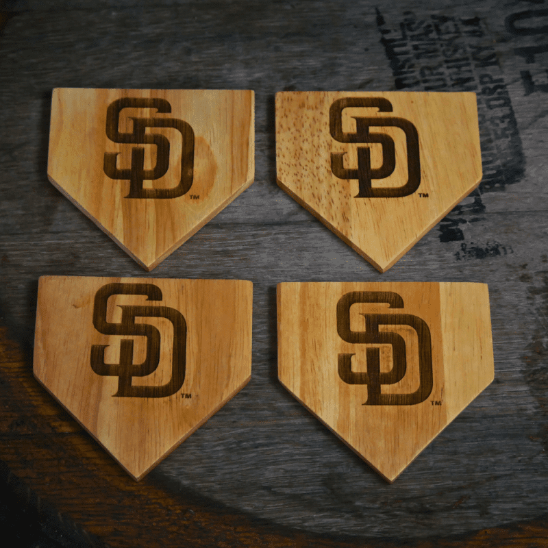 Padres Wood Coasters