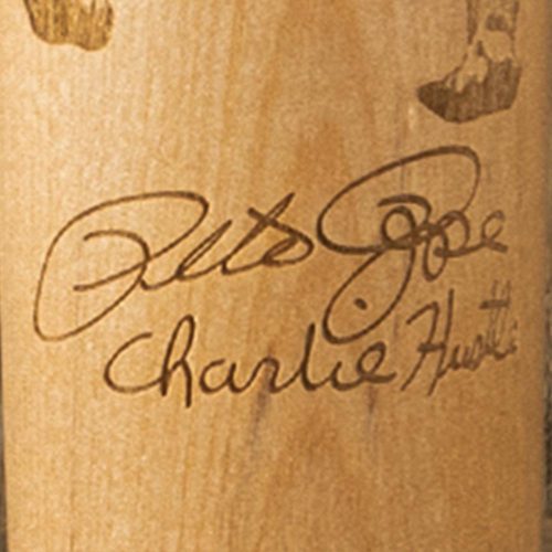 Pete Rose Slider Baseball Bat Mug signature