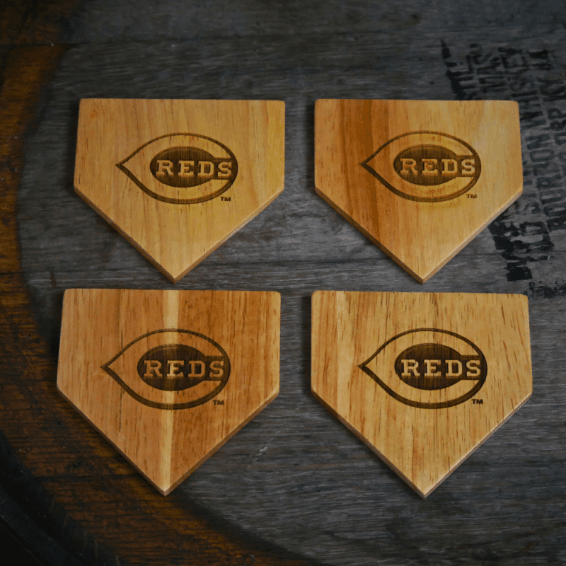 Reds Wood Coasters