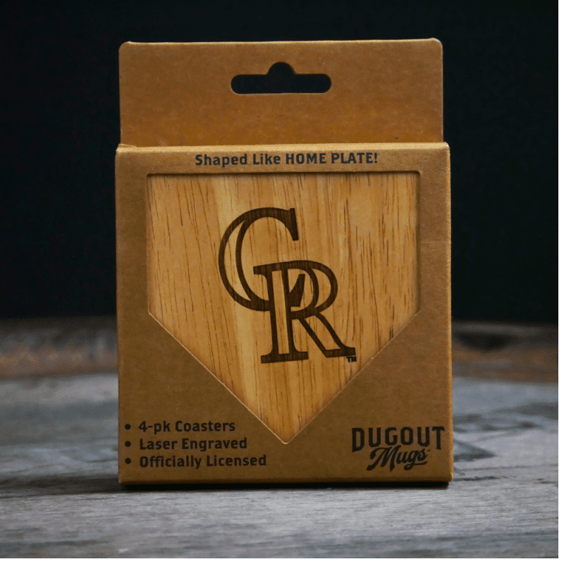 Rockies Wood Coaster Pack