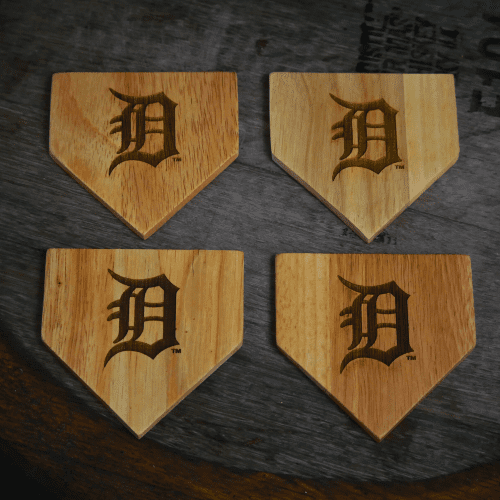 Tigers Wood Coasters