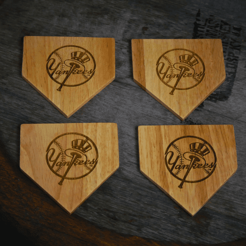 Yankees Wood Coasters