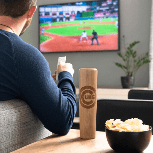 baseball bat mug chicago cubs circle living room