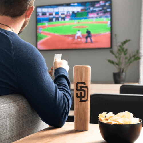 baseball bat mug san diego padres SD living room