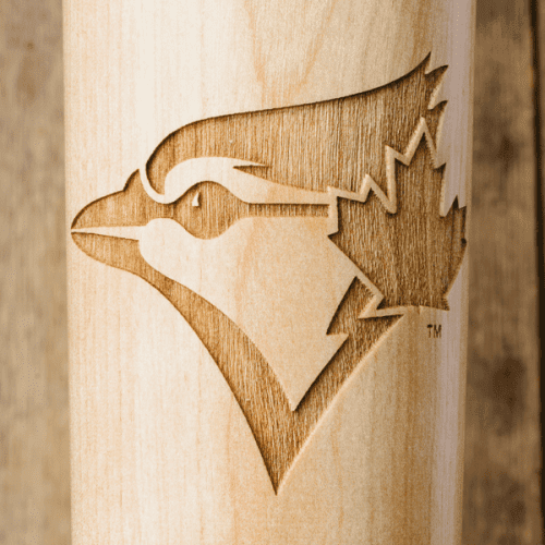 baseball bat mug toronto blue jays bird close up